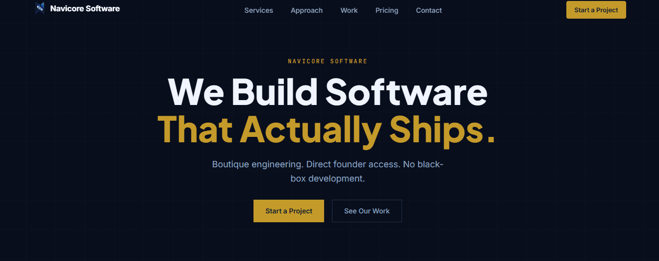 Navicore Software preview